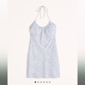 Halter Ruched Mini Dress